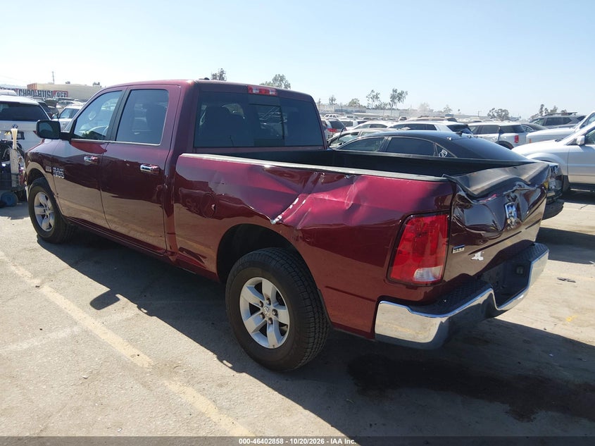 Vin: 1c6rr6tt3hs804306, lot: 46903216, ram 1500 slt  4x2 6'4 box 20173