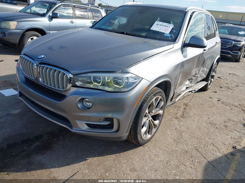 2015 BMW X5 xDrive35I, Левый бок, IAAI, VIN 5UXKR0C56F0K62604 — фото 2