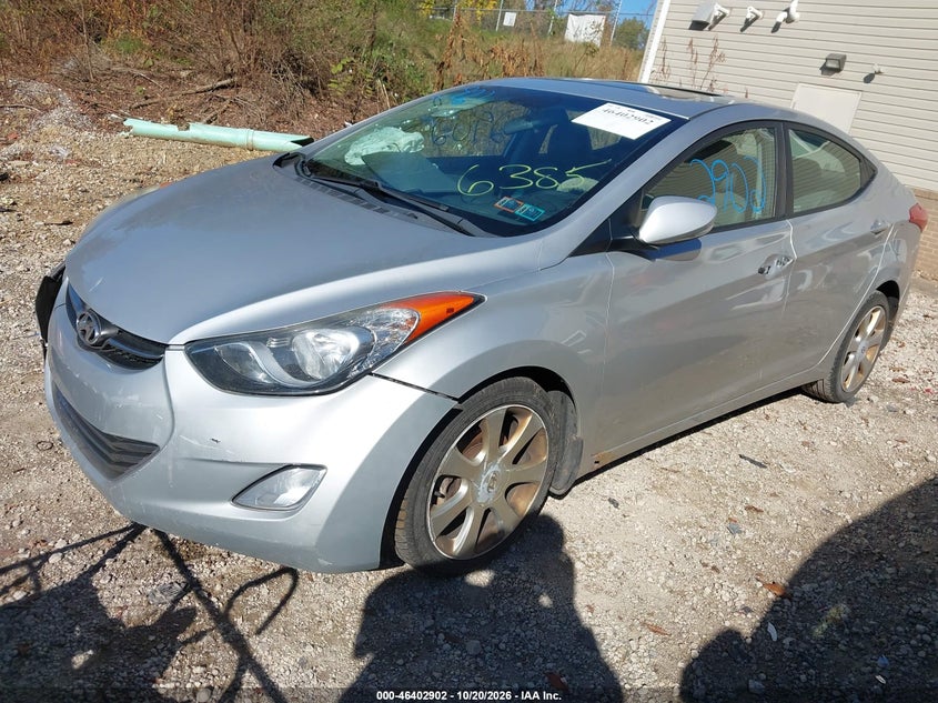 Vin: 5npdh4ae7dh316385, lot: 46903260, hyundai elantra limited pzev 20132