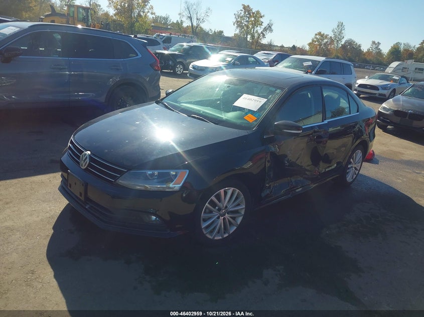 Vin: 3vwd07aj2fm302720, lot: 46903317, volkswagen jetta 1.8t se 20152