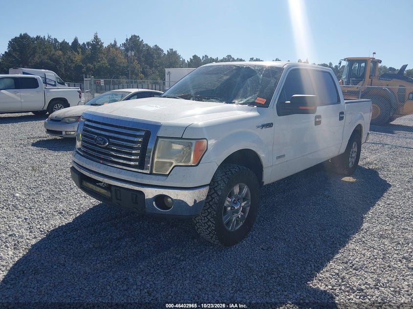Vin: 1ftfw1ct0ckd13028, lot: 46903323, ford f-150 xlt 20122