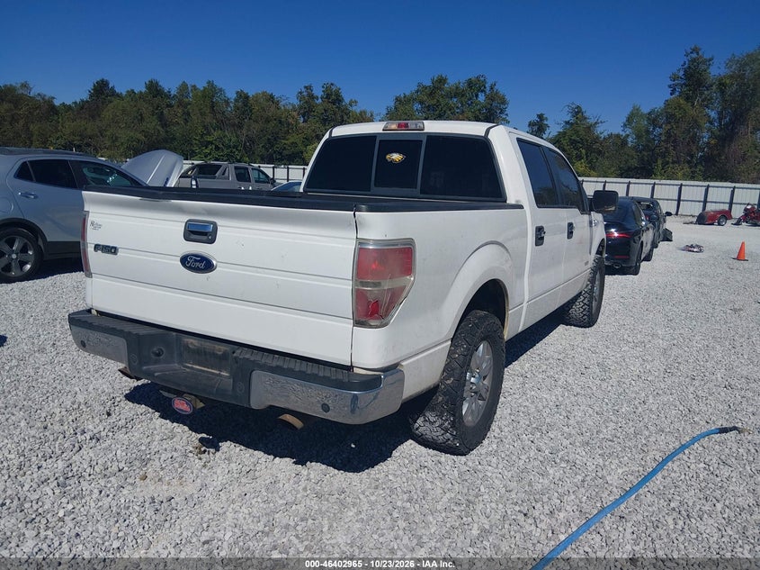 Vin: 1ftfw1ct0ckd13028, lot: 46903323, ford f-150 xlt 20124