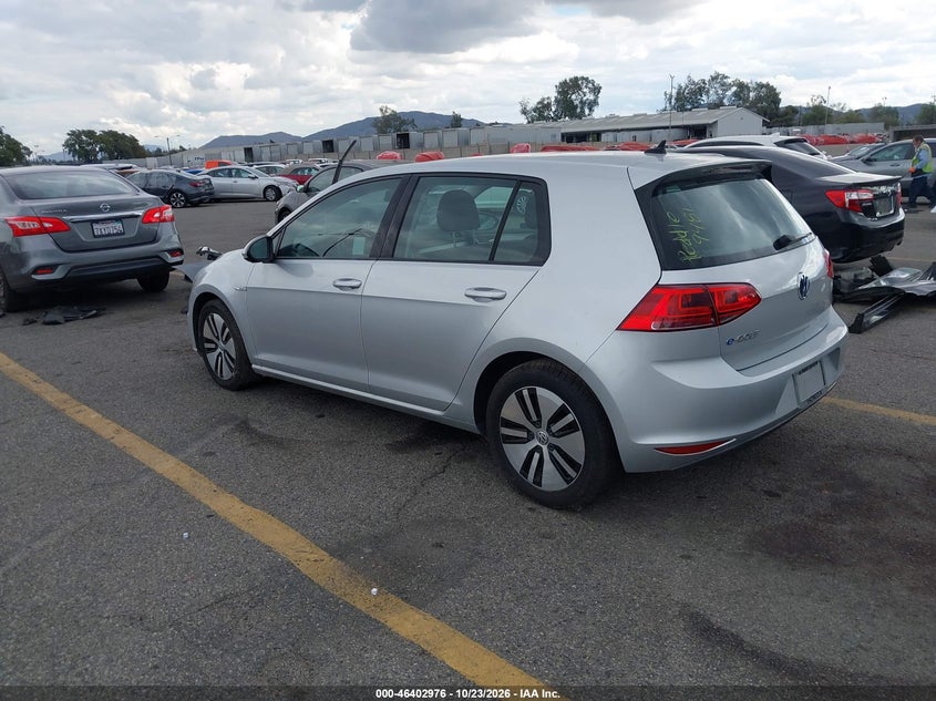 Vin: wvwkp7au8gw909481, lot: 46903334, volkswagen e-golf se 20163