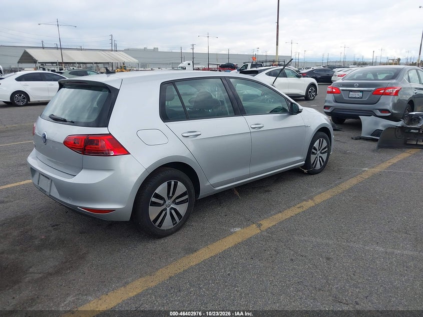 Vin: wvwkp7au8gw909481, lot: 46903334, volkswagen e-golf se 20164