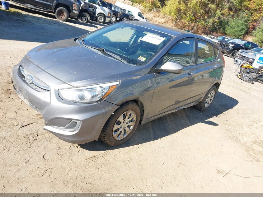 Vin: kmhct5ae1hu334100, lot: 46903338, hyundai accent se 20172