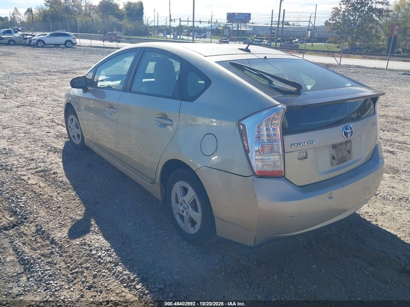 Vin: jtdkn3du6a0034289, lot: 46903350, toyota prius iii 20103