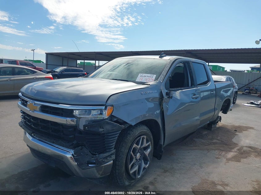 2025 Chevrolet Silverado 1500 2Wd Short Bed Lt, Rollover, IAAI, VIN 2GCPACED9S1116863 — photo 2
