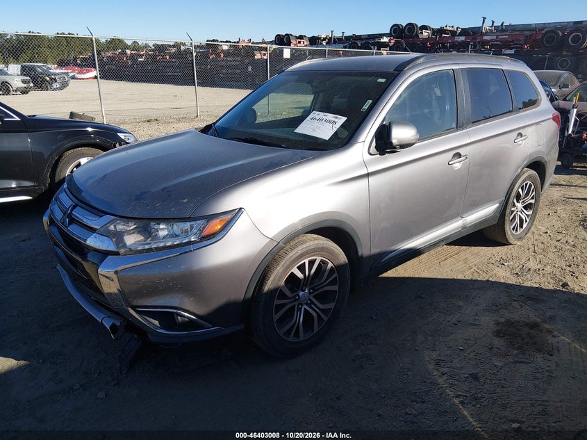 Vin: ja4az3a37gz060815, lot: 46903366, mitsubishi outlander sel 20162
