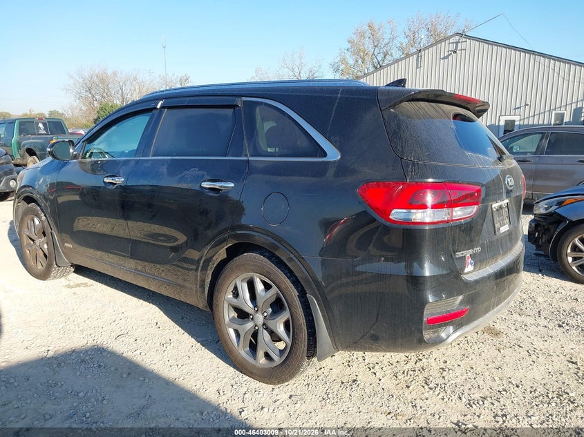 Vin: 5xypkda53hg324902, lot: 46903367, kia sorento 3.3l sx 20173