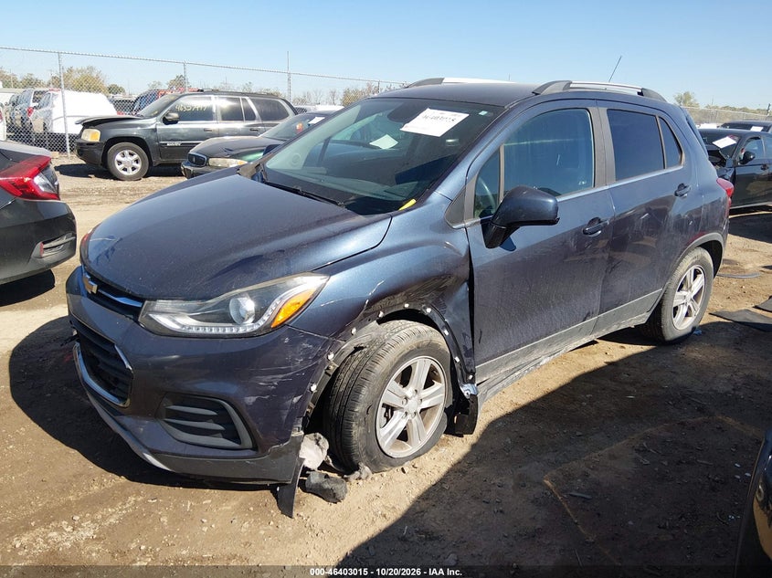 Vin: 3gncjlsb8jl203126, lot: 46903373, chevrolet trax lt 20182