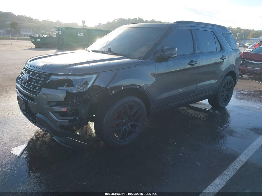 Vin: 1fm5k8gt1ggb62490, lot: 46903379, ford explorer sport 20162