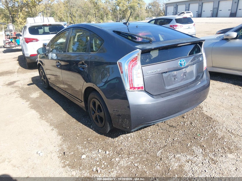 Vin: jtdkn3duxc5458631, lot: 46903430, toyota prius four 20123