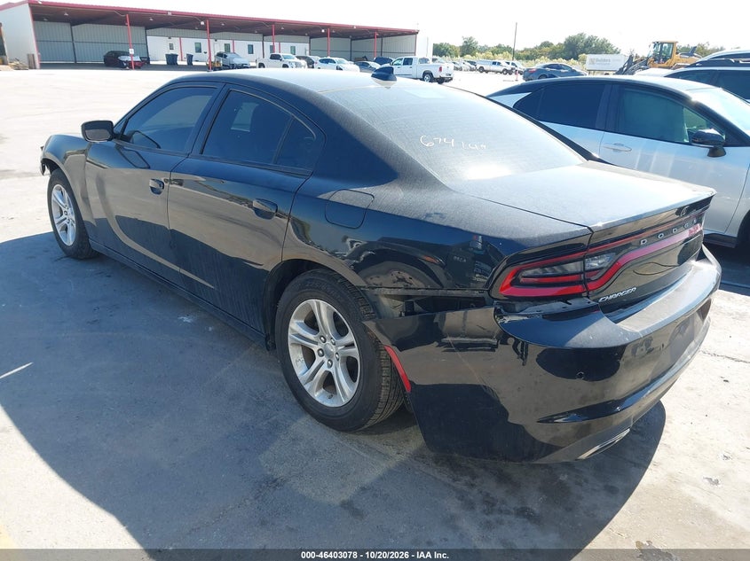 Vin: 2c3cdxbg6ph674149, lot: 46903436, dodge charger sxt 20233