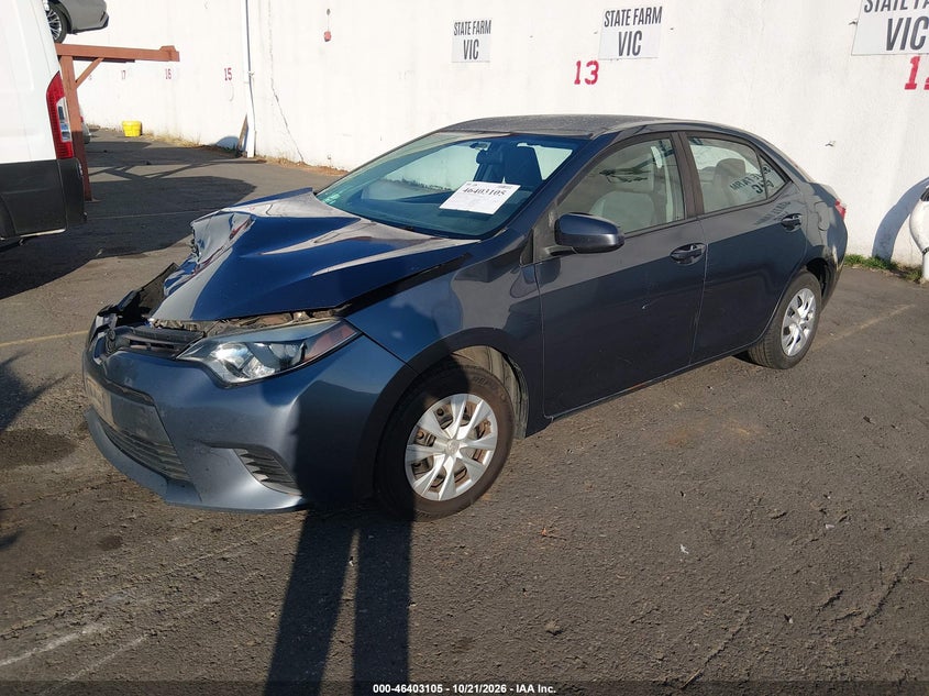 Vin: 5yfburhe7ep157510, lot: 46903463, toyota corolla l 20142