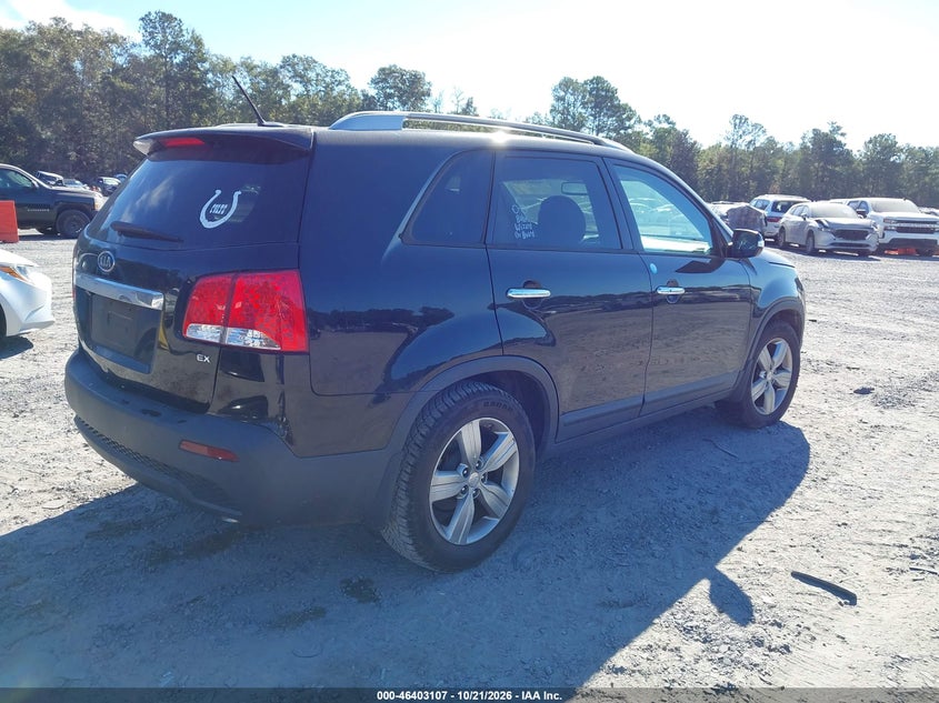 Vin: 5xyku3a65cg208620, lot: 46903465, kia sorento ex 20124