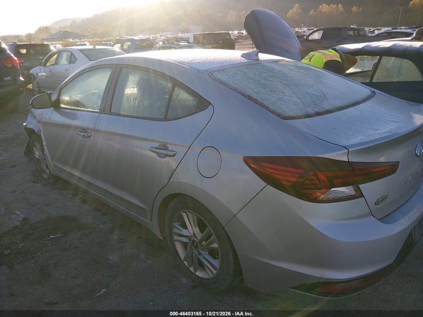 2020 HYUNDAI ELANTRA VIN KMHD84LFXLU070258 — фото 3