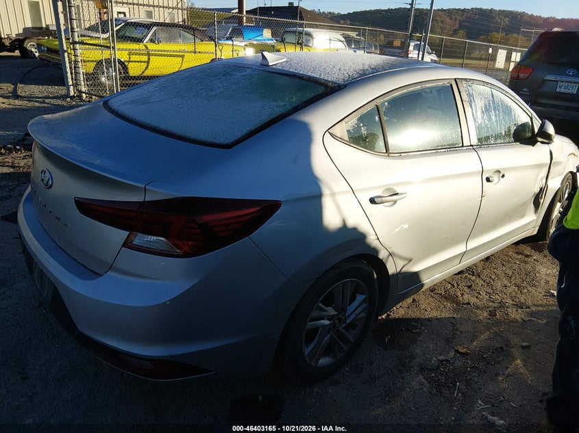 2020 HYUNDAI ELANTRA VIN KMHD84LFXLU070258 — фото 4