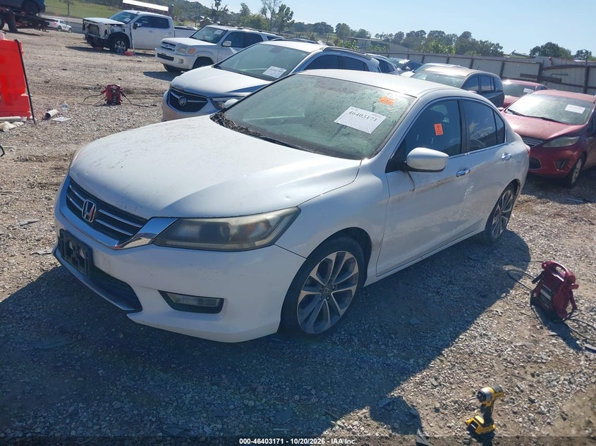 Vin: 1hgcr2f55ea115052, lot: 46903529, honda accord sport 20142
