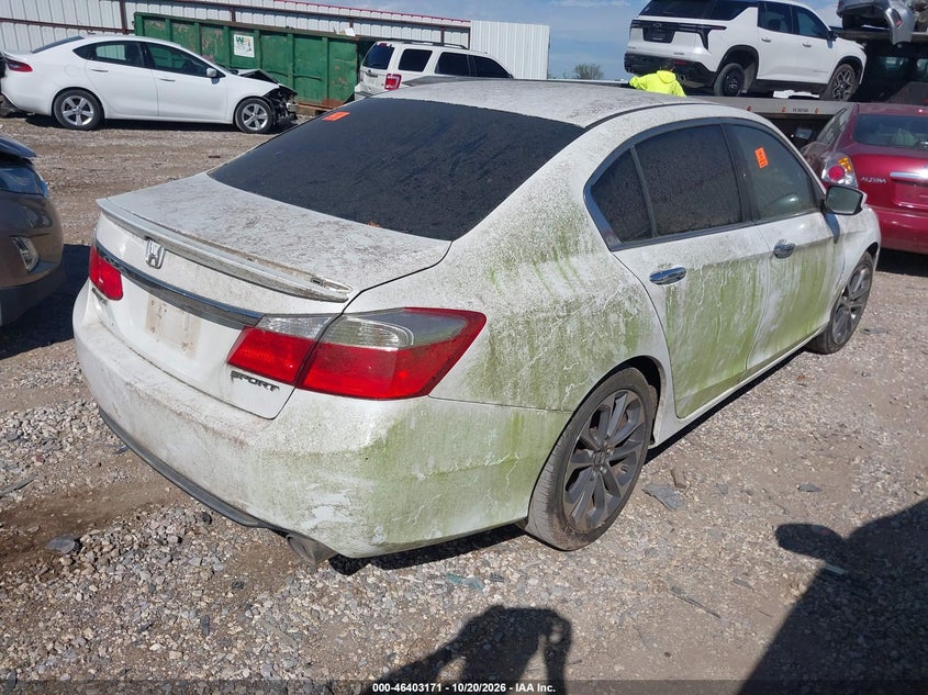 Vin: 1hgcr2f55ea115052, lot: 46903529, honda accord sport 20144