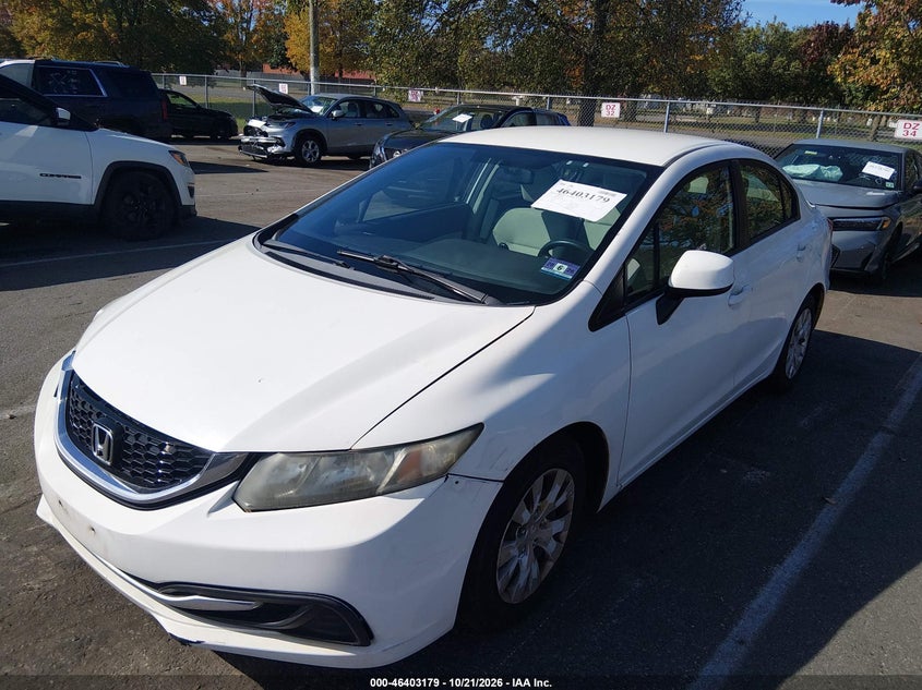 Vin: 19xfb2f53ce368848, lot: 46903537, honda civic lx 20122