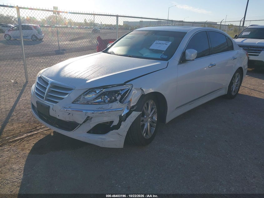 2012 Hyundai Genesis 5.0, Unknown, IAAI, VIN KMHGC4DH9CU194405 — photo 2