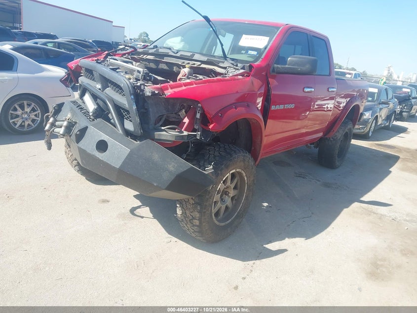 Vin: 1c6rd7gp4cs233564, lot: 46903585, ram 1500 slt 20122