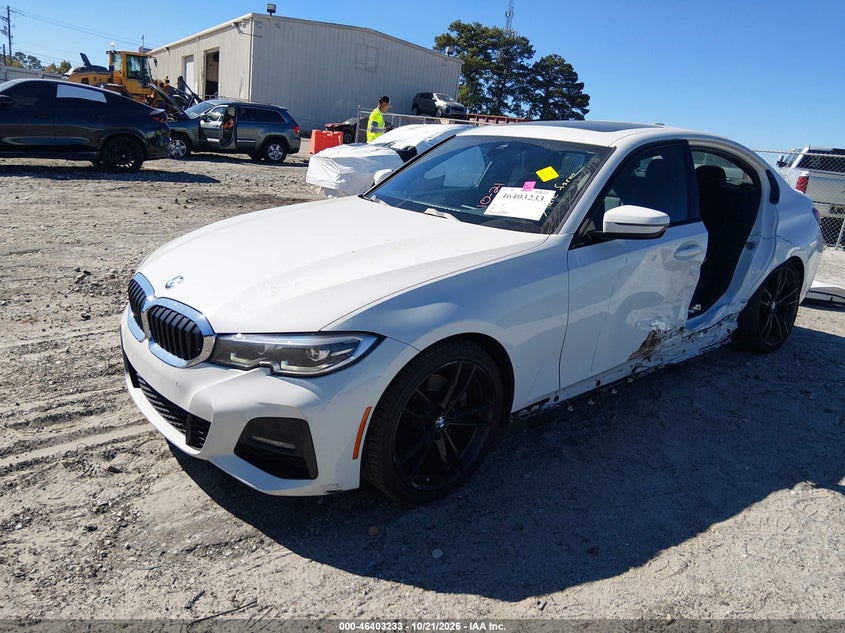 2022 BMW 330I, Left Side, IAAI, VIN 3MW5R1J0XN8C50131 — photo 2