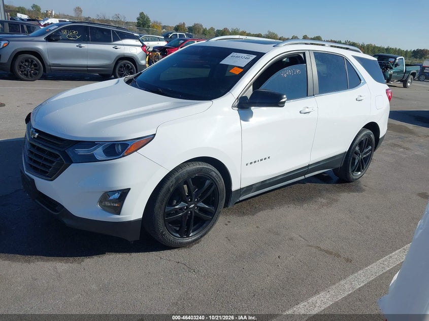 2021 Chevrolet Equinox Fwd Lt, Right Front, IAAI, VIN 3GNAXKEV6ML355044 — photo 2