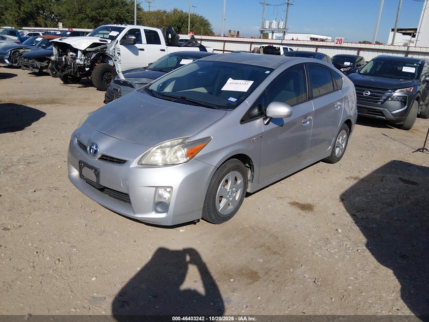Vin: jtdkn3du4b0294904, lot: 46903600, toyota prius two 20112