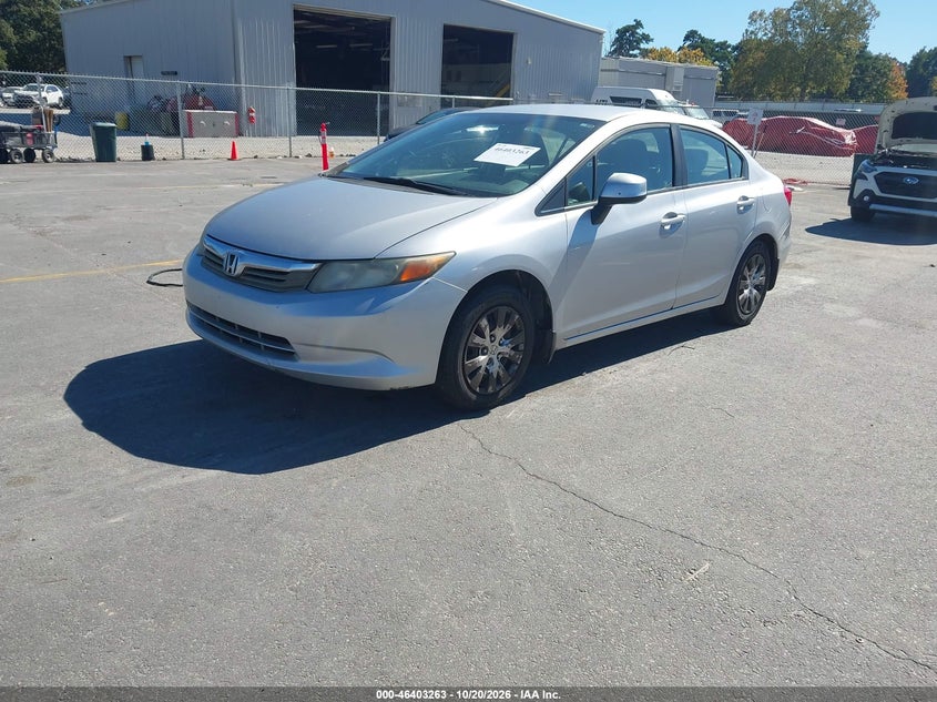 Vin: 19xfb2f56ce325623, lot: 46903621, honda civic lx 20122