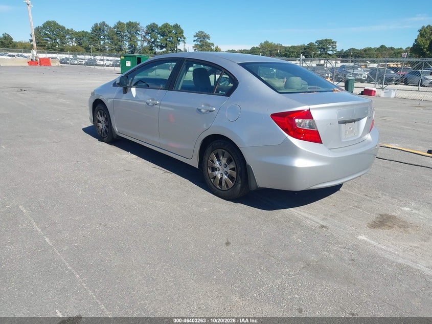 Vin: 19xfb2f56ce325623, lot: 46903621, honda civic lx 20123