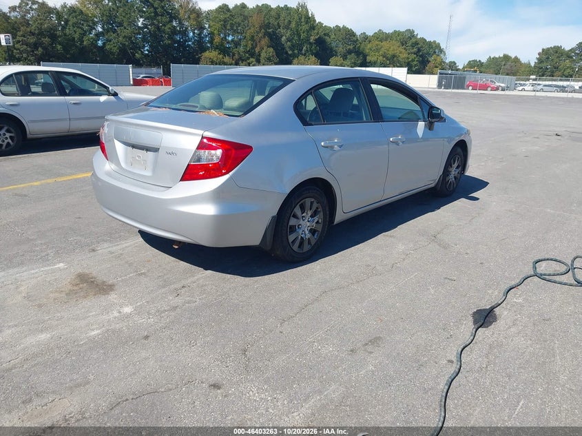 Vin: 19xfb2f56ce325623, lot: 46903621, honda civic lx 20124