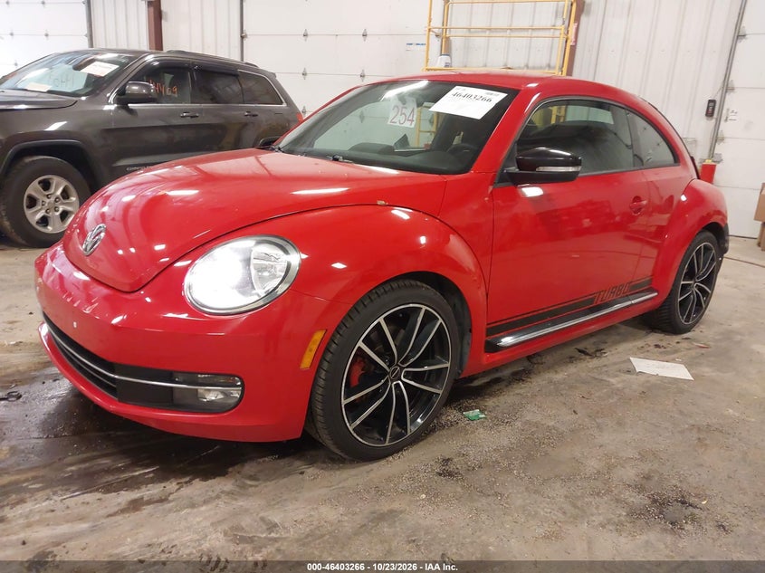 Vin: 3vwva7at6dm620839, lot: 46903624, volkswagen beetle 2.0t turbo 20132