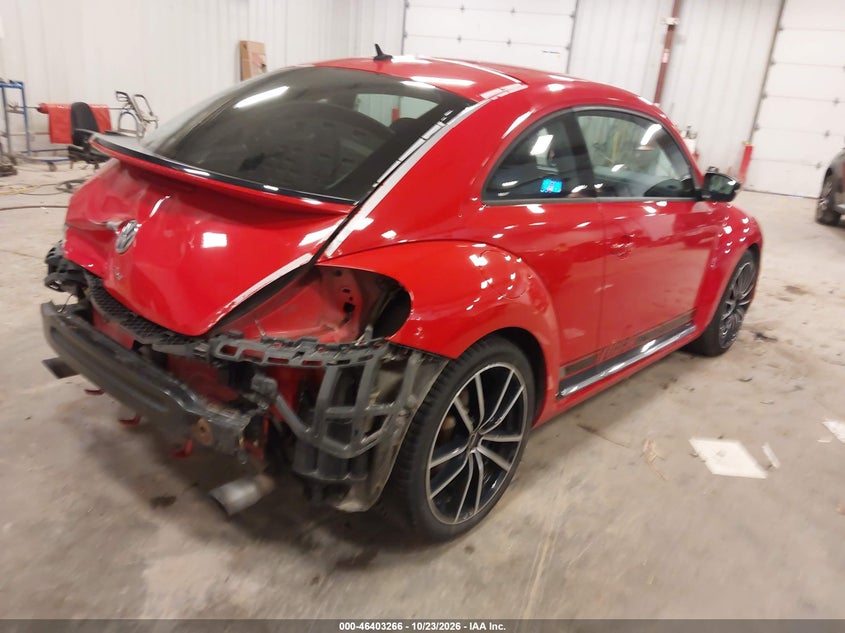 Vin: 3vwva7at6dm620839, lot: 46903624, volkswagen beetle 2.0t turbo 20134
