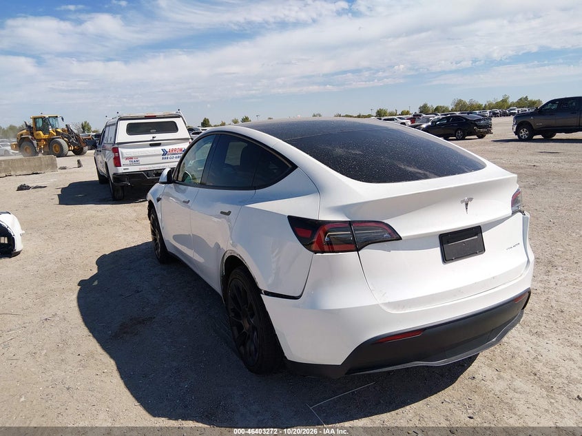 Vin: 7saygaee9pf635001, lot: 46903630, tesla model y awd/long range dual motor all-wheel drive 20233