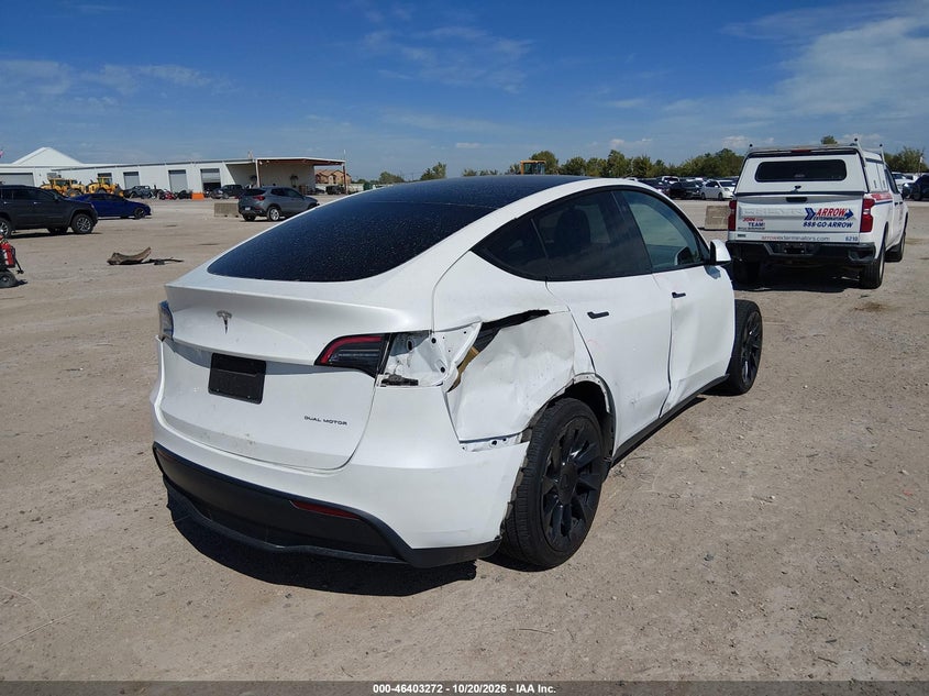 Vin: 7saygaee9pf635001, lot: 46903630, tesla model y awd/long range dual motor all-wheel drive 20234
