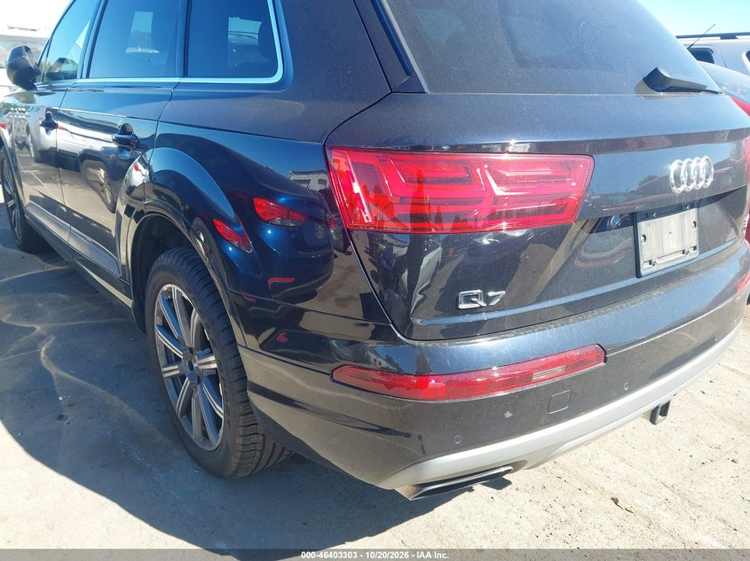 AUDI Q7 2018 VIN WA1VAAF7XJD011315