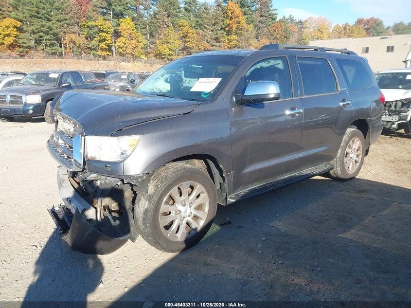 Vin: 5tdjy5g16ds075930, lot: 46903669, toyota sequoia limited 5.7l v8 20132