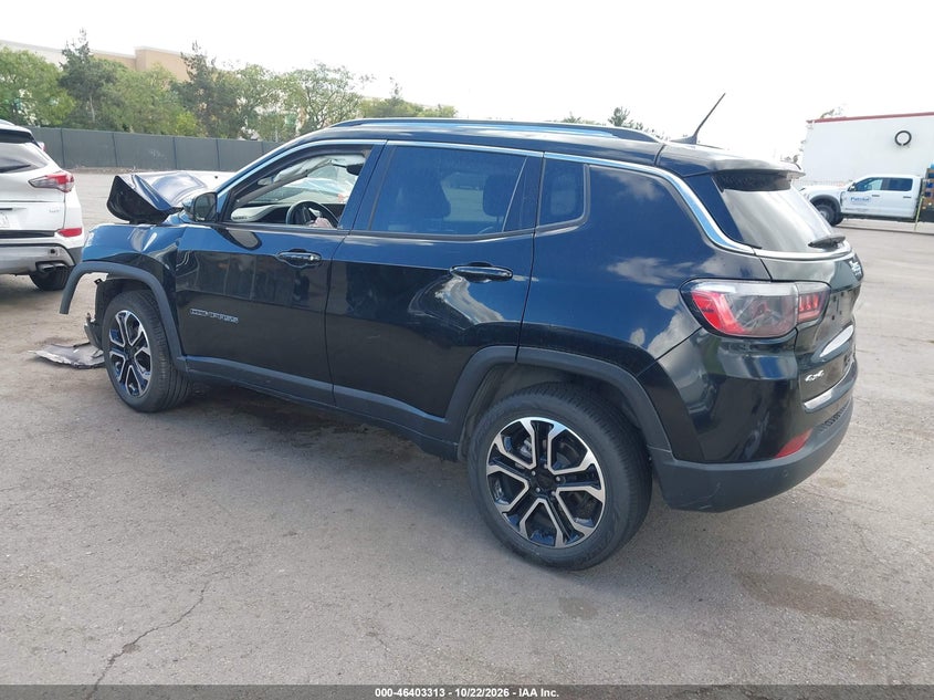 Vin: 3c4njdcb2nt146398, lot: 46903671, jeep compass limited 4x4 20223