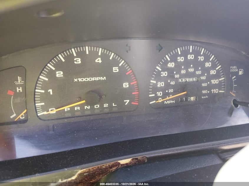TOYOTA 4RUNNER 1998 VIN JT3GN86R9W0064121