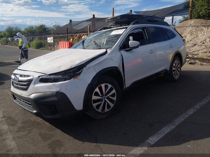 Vin: 4s4btadc8n3219025, lot: 46903722, subaru outback premium 20222