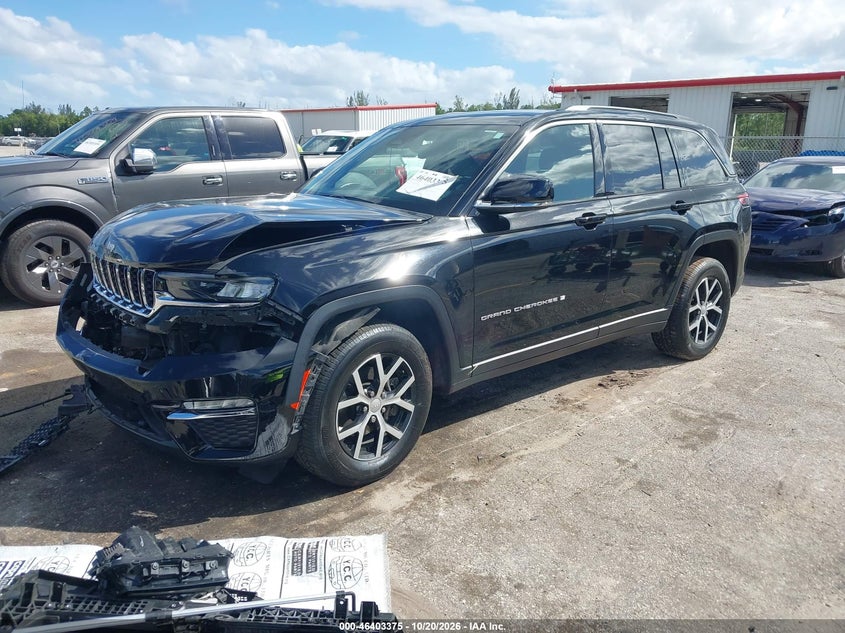 Vin: 1c4rjgbg4rc264390, lot: 46903734, jeep grand cherokee limited 4x2 20242