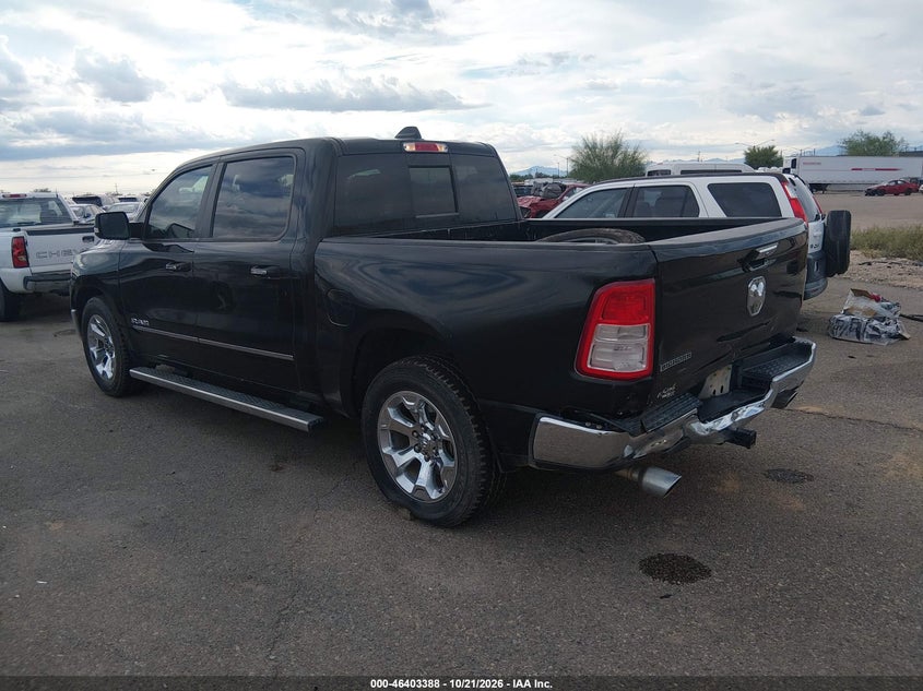 Vin: 1c6rreft8kn639817, lot: 46903746, ram 1500 big horn/lone star  4x2 5'7 box 20193