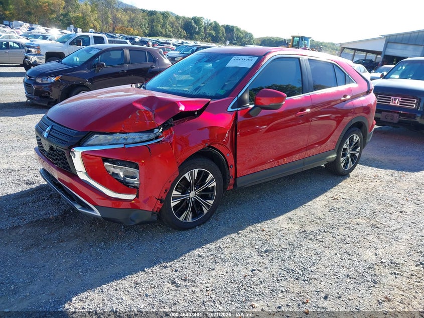 Vin: ja4aswaa8nz000656, lot: 46903760, mitsubishi eclipse cross se/se special edition/sel/sel special edition 20222