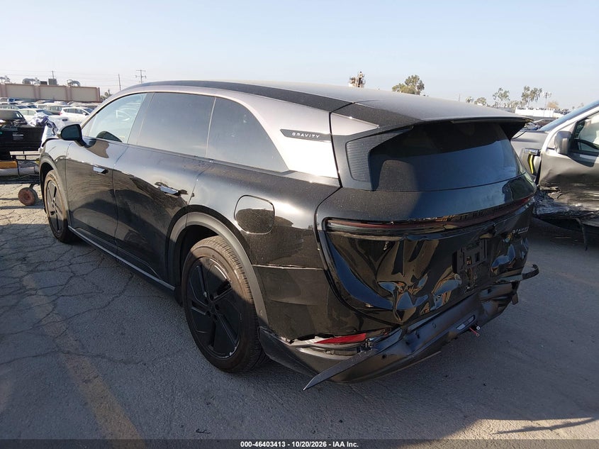 Vin: 7uug1ghj3ta046583, lot: 46903771, lucid gravity grand touring 20263