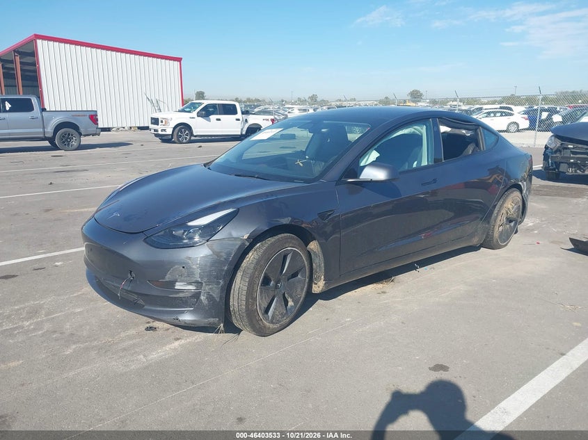 Vin: 5yj3e1ea7pf656925, lot: 46903891, tesla model 3 rear-wheel drive 20232