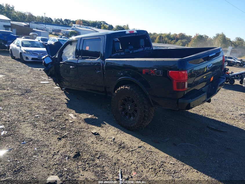 Vin: 1ftew1e56jkd17141, lot: 46903896, ford f-150 lariat 20183