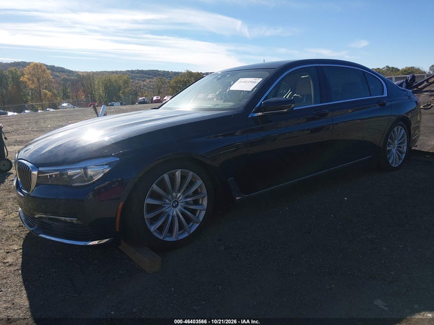 Vin: wba7e2c58gg548247, lot: 46903924, bmw 740i 20162