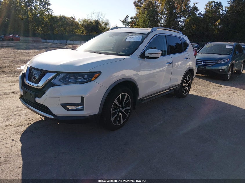 2017 Nissan Rogue Sl, Удар спереди, IAAI, VIN JN8AT2MVXHW283551 — фото 2