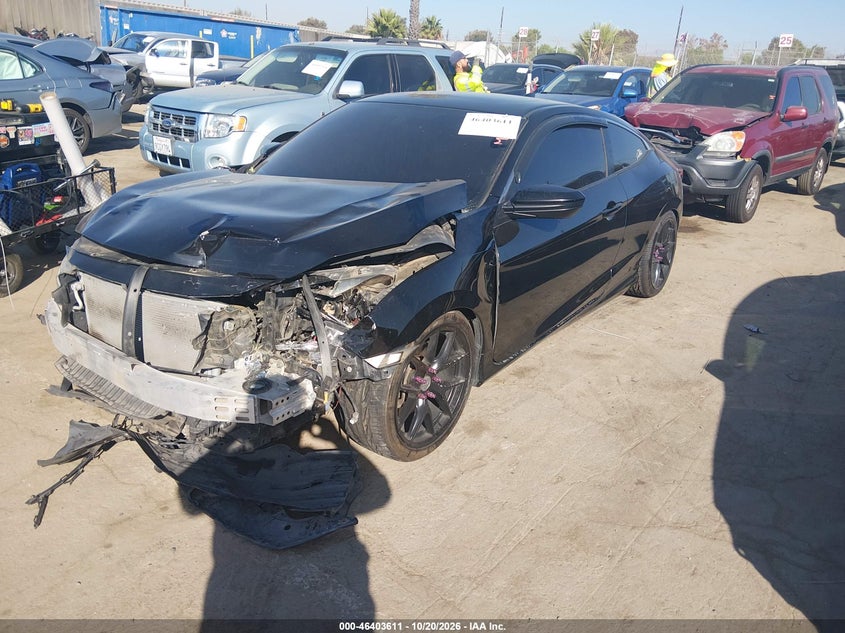 2018 Honda Civic Si, Front End, IAAI, VIN 2HGFC3A52JH758322 — photo 2